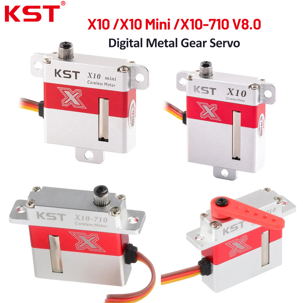 Rc Helicopter Servo - KST X10/X10 Mini/ X10-710 V8.0 デジタルメタルギアサーボ