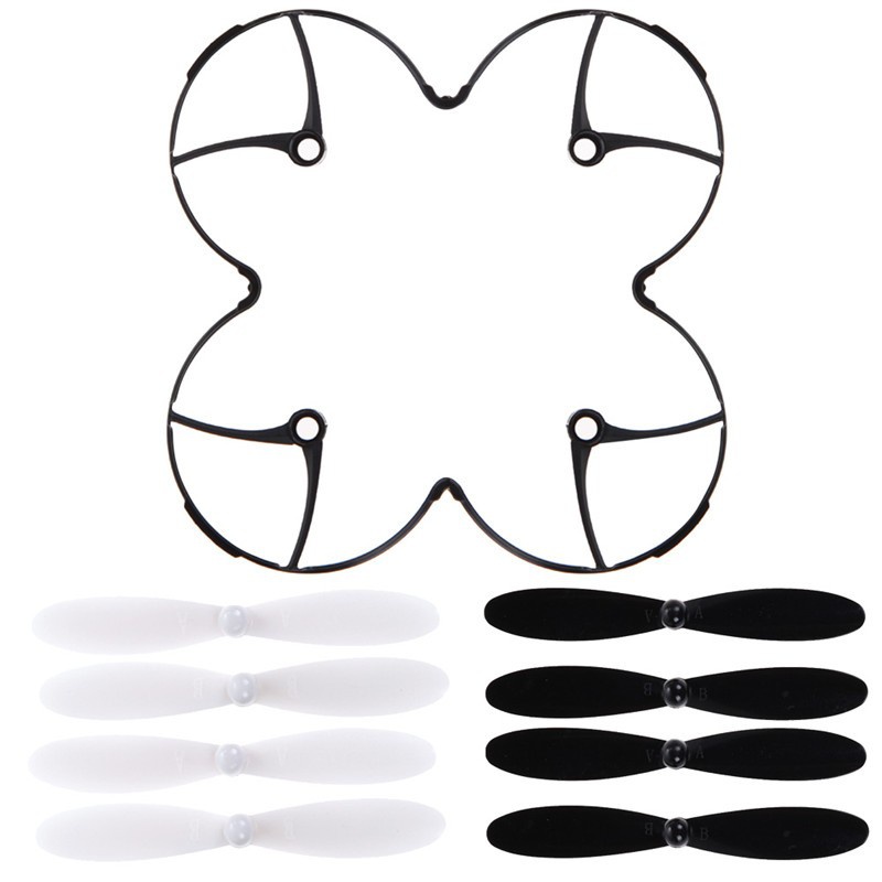 Rc Helicopter Parts - Hubsan X4/X6 プロペラガードリング + 8 個の小道具