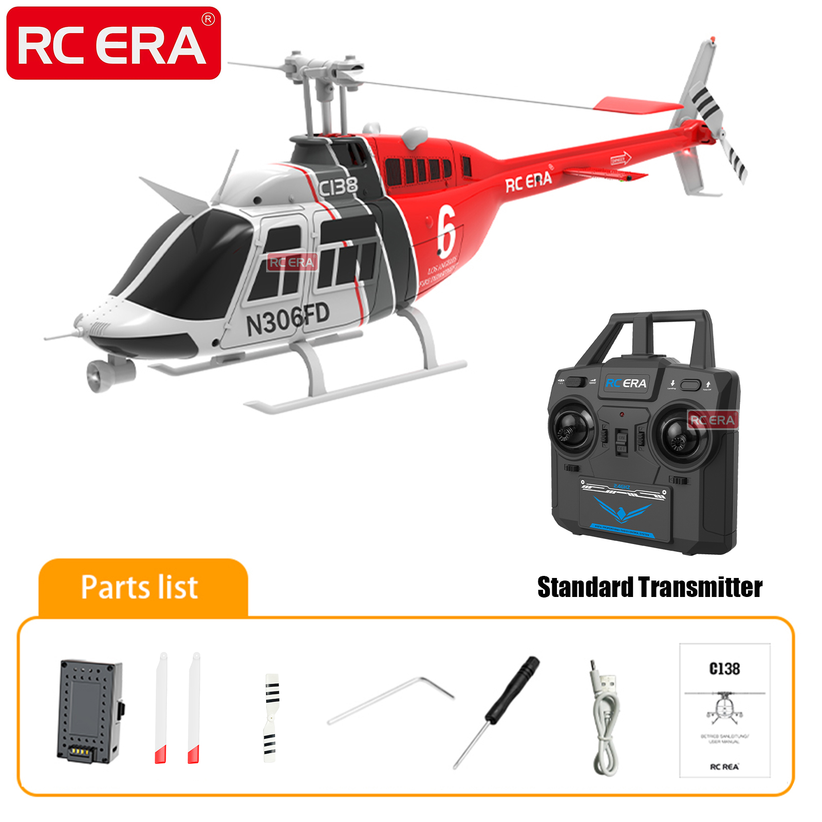 Rc ERA-C138-高度安定化された6軸ジャイロスコープ - Rc Helicopter Gyro のレビューと価格