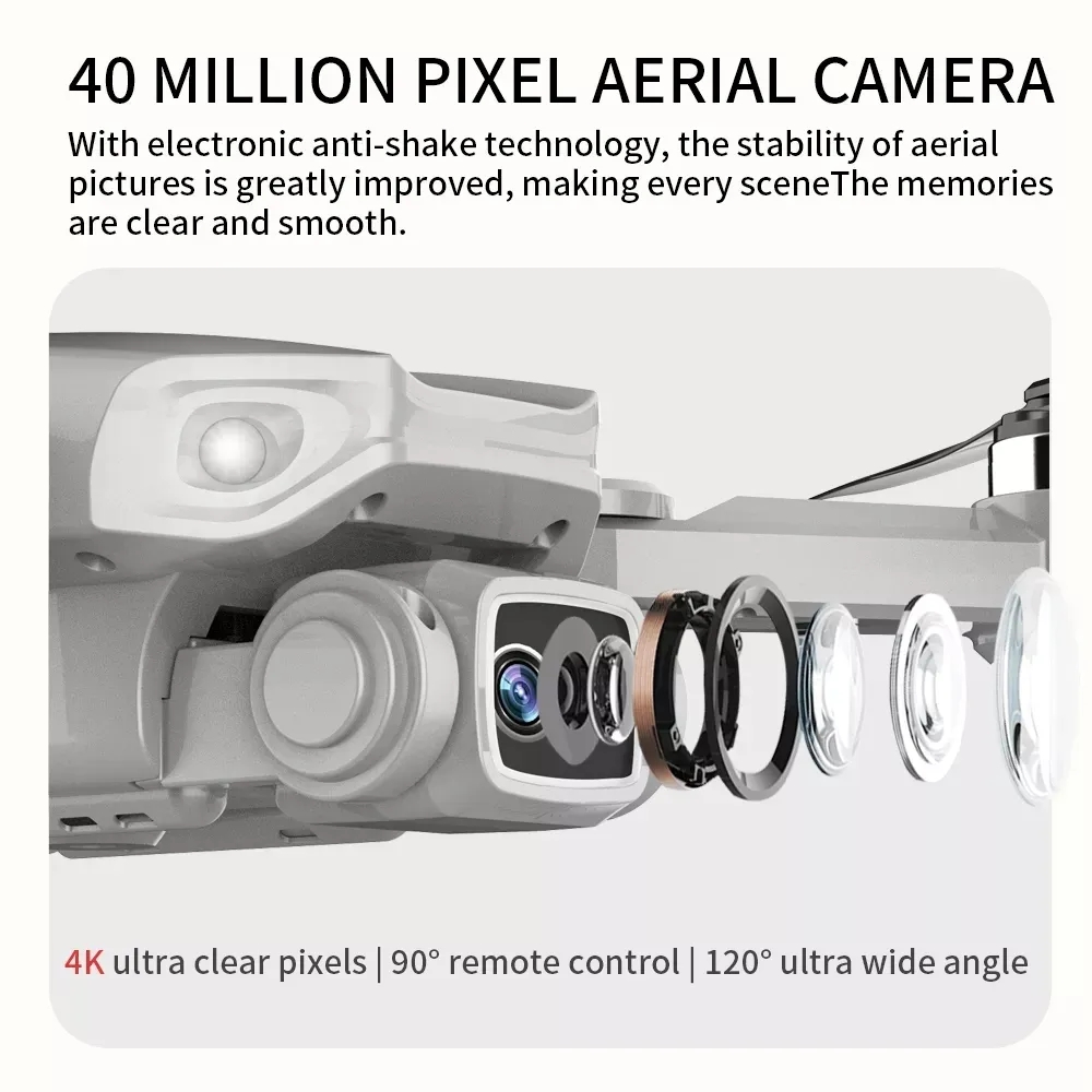 折りたたみ式ブラシレスドローンl900プロ,GPS, 4k, - Rc Helicopter Case のレビューと価格