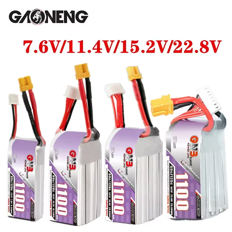GNB 1100mAh 2S 3S 4S 6S 60C/12 - Rc Helicopter Parts のレビューと価格
