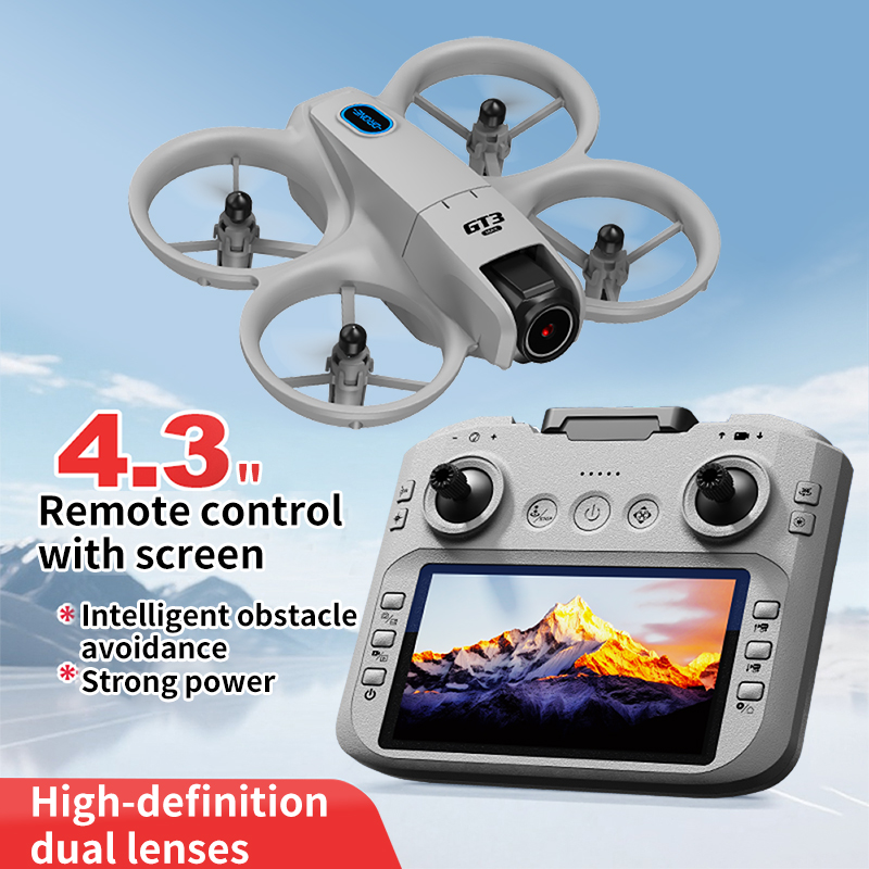 新型GT3 MAXドローン 大型スクリーンRCドローン 8K - Rc Helicopter Charger のレビューと価格