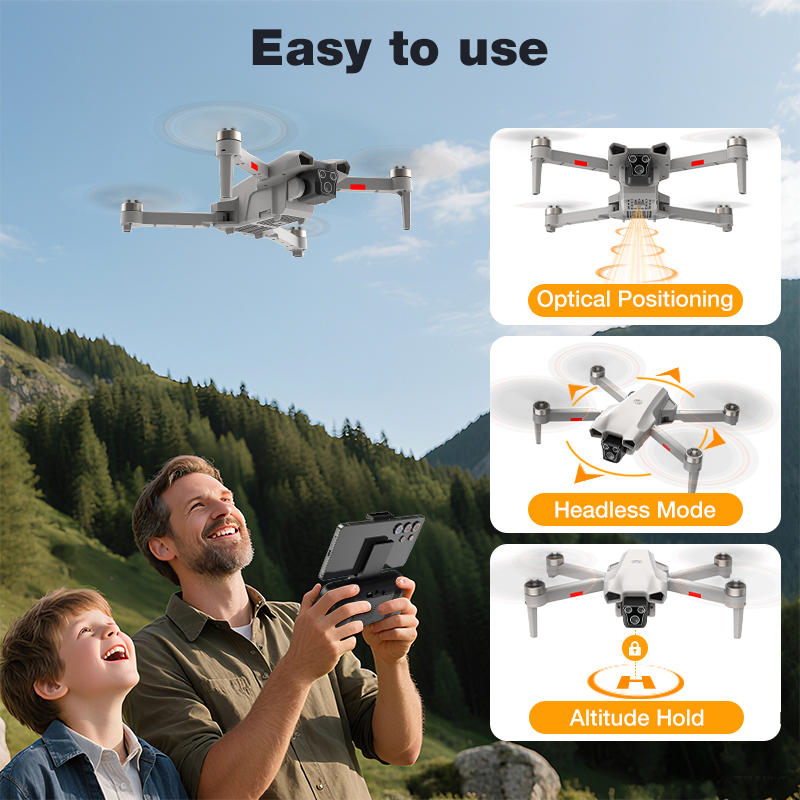 新型ホットL017プロドローン ブラシレス 3Dロール 36 - Rc Helicopter Charger のレビューと価格